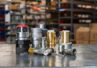 Quick-connect, high-pressure agricultural hose fittings for secure and efficient fluid transfer.